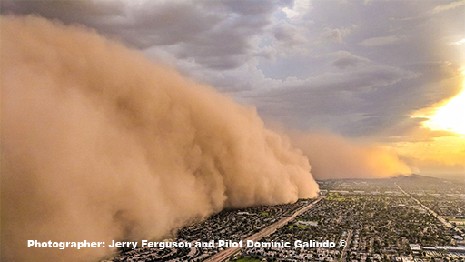 Massive Dust Storm and Monsoon hits Phoenix AZ