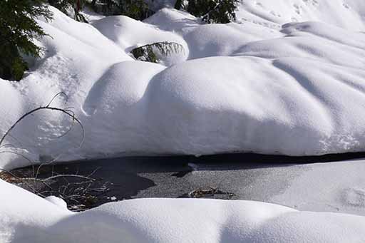 Snow sculpture